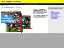 Tablet Screenshot of ironrangeconference.org